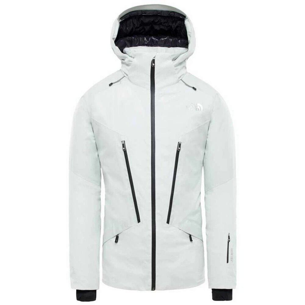 NORTH FACE DIAMETER DOWN HYBRID WHITE MENS SKI JACKET LARGE CANADA MOOSE STONE